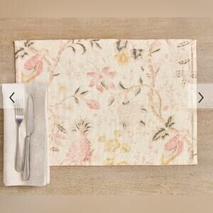 Pottery Barn Vintage Islands Reversible Placemats - Set of 4